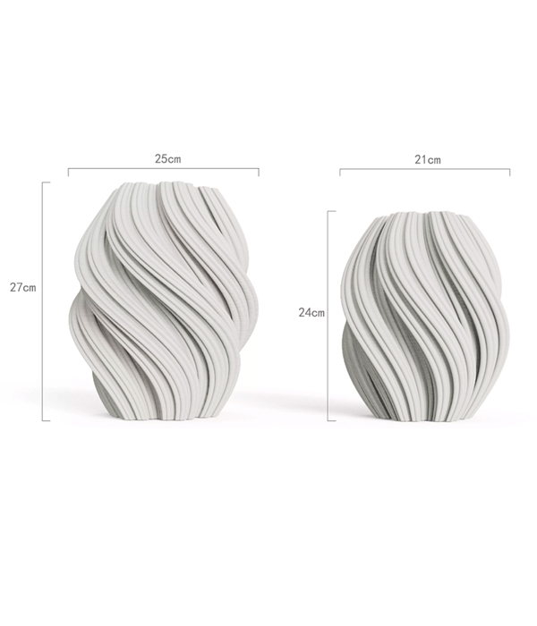 Modern-White-3D-Print-Scandinavian-Design-Ceramic-Vase
